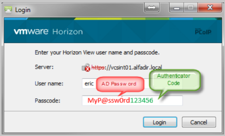 How to Set Up 2-Factor Authentication in VMware Horizon View with TOTPRadius