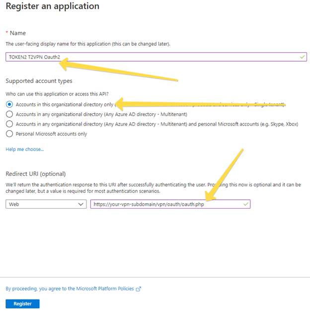 OAuth2- TOTPRadius VPN Portal - Easy and secure access to corporate VPN