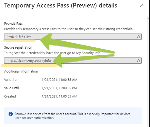 Office 365 - Protecting user accounts with FIDO2 keys (TAP method)